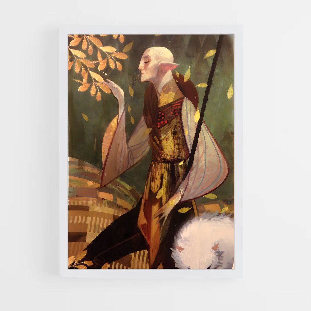Poster L'Élégance des Dragons – affiche Dragon age (vue 3)